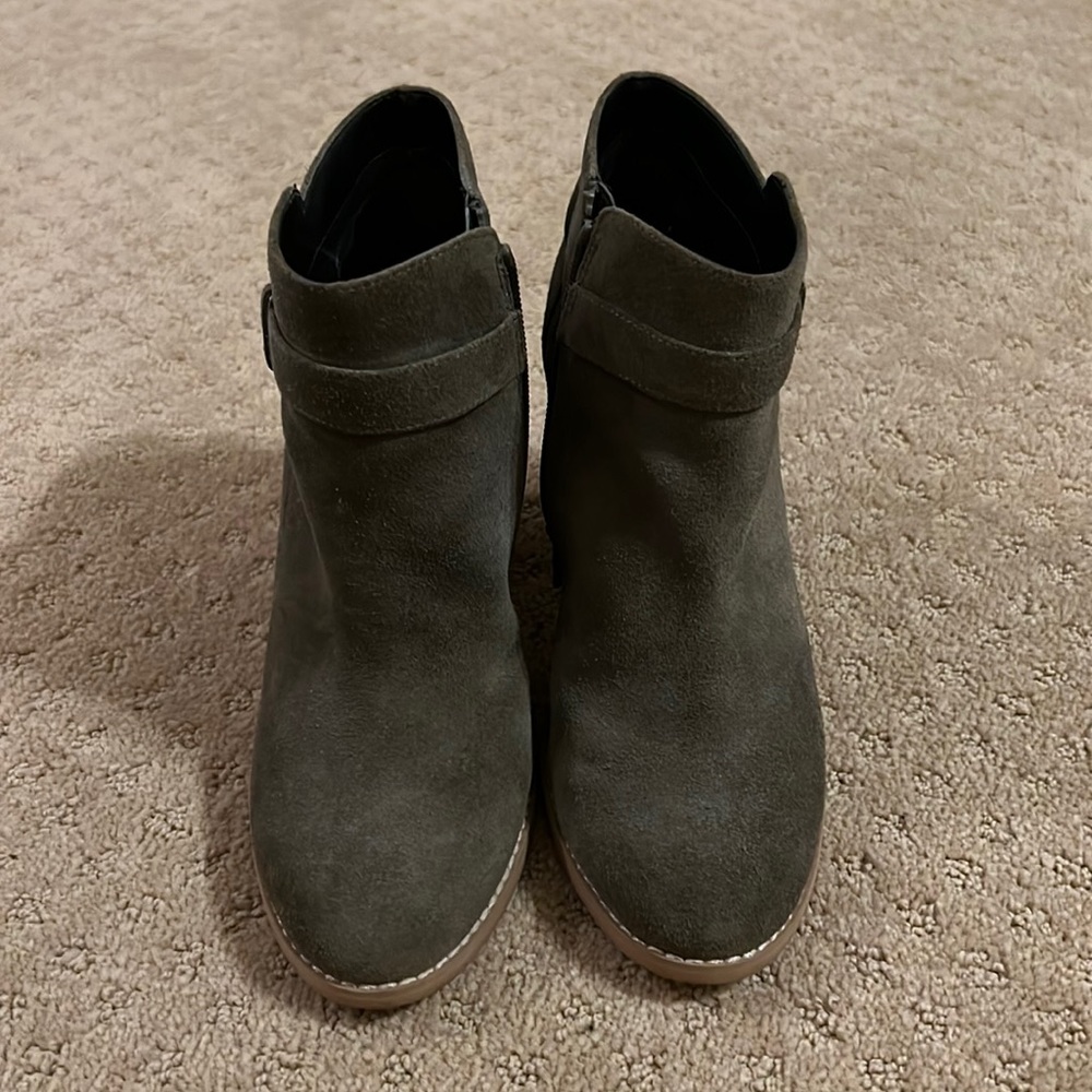 Sole Society Green Booties